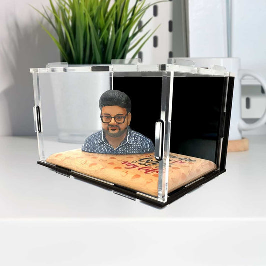 Personalised 3D Miniature Bust Doll With Acrylic Box