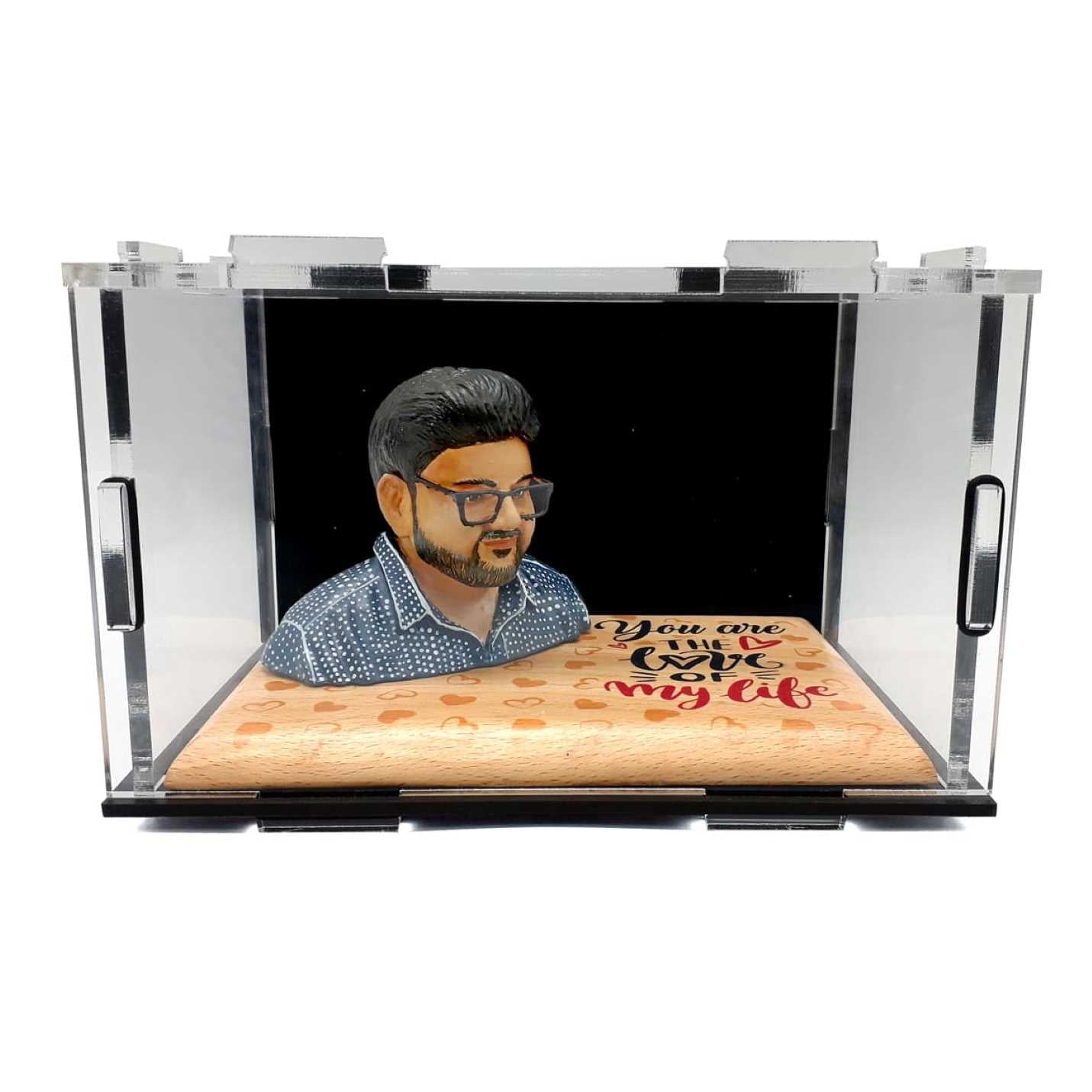 Personalised 3D Miniature Bust Doll With Acrylic Box