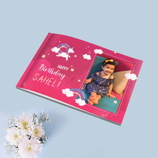 Customized Softcover Photobook For Kids Birthday (Size: A4)