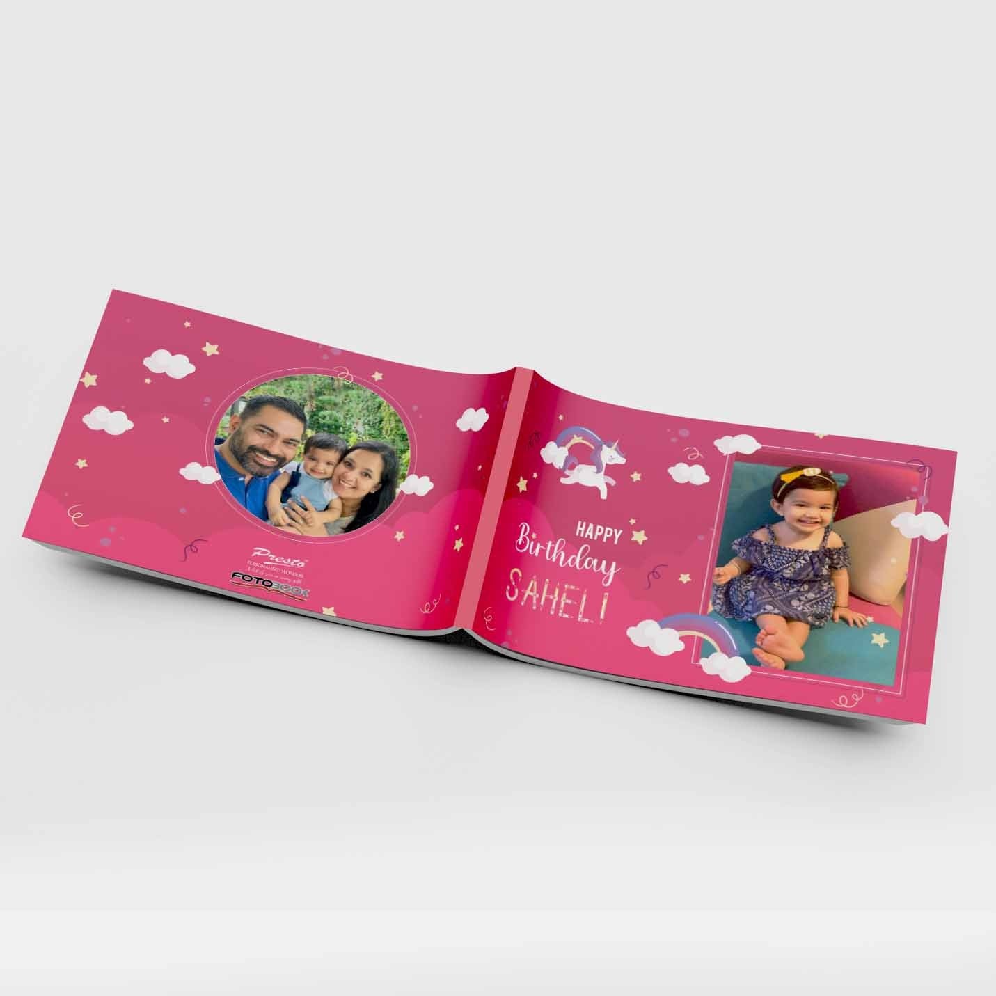 Customized Softcover Photobook For Kids Birthday (Size: A4)